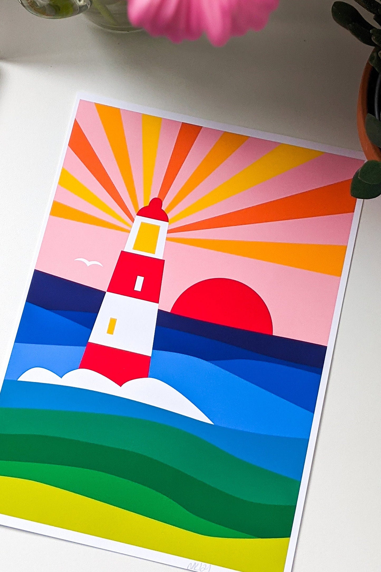 Coastal Lighthouse Print