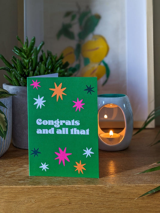 Congrats and all that Greeting Card - A6