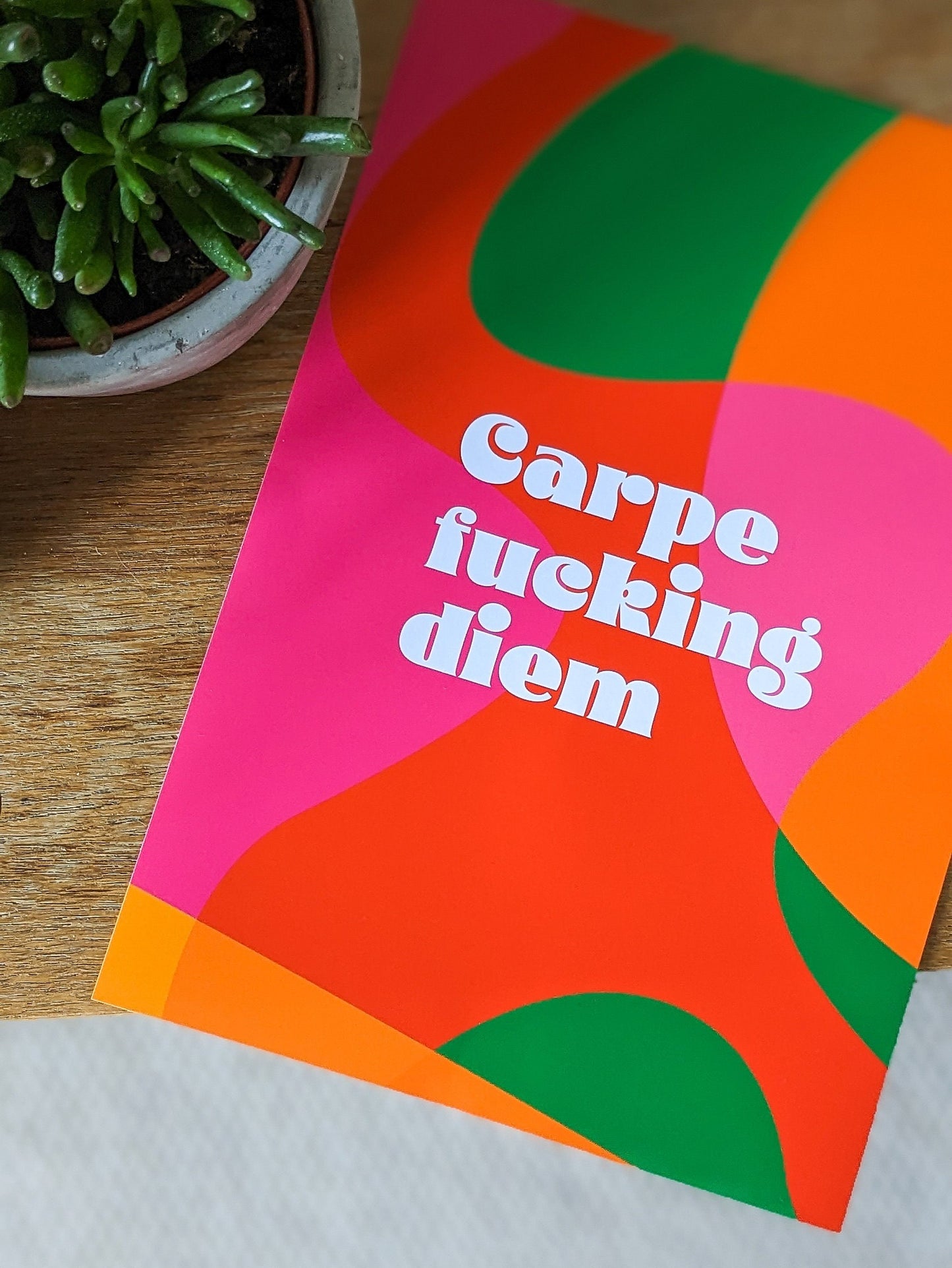 Carpe Fucking Diem Art Print
