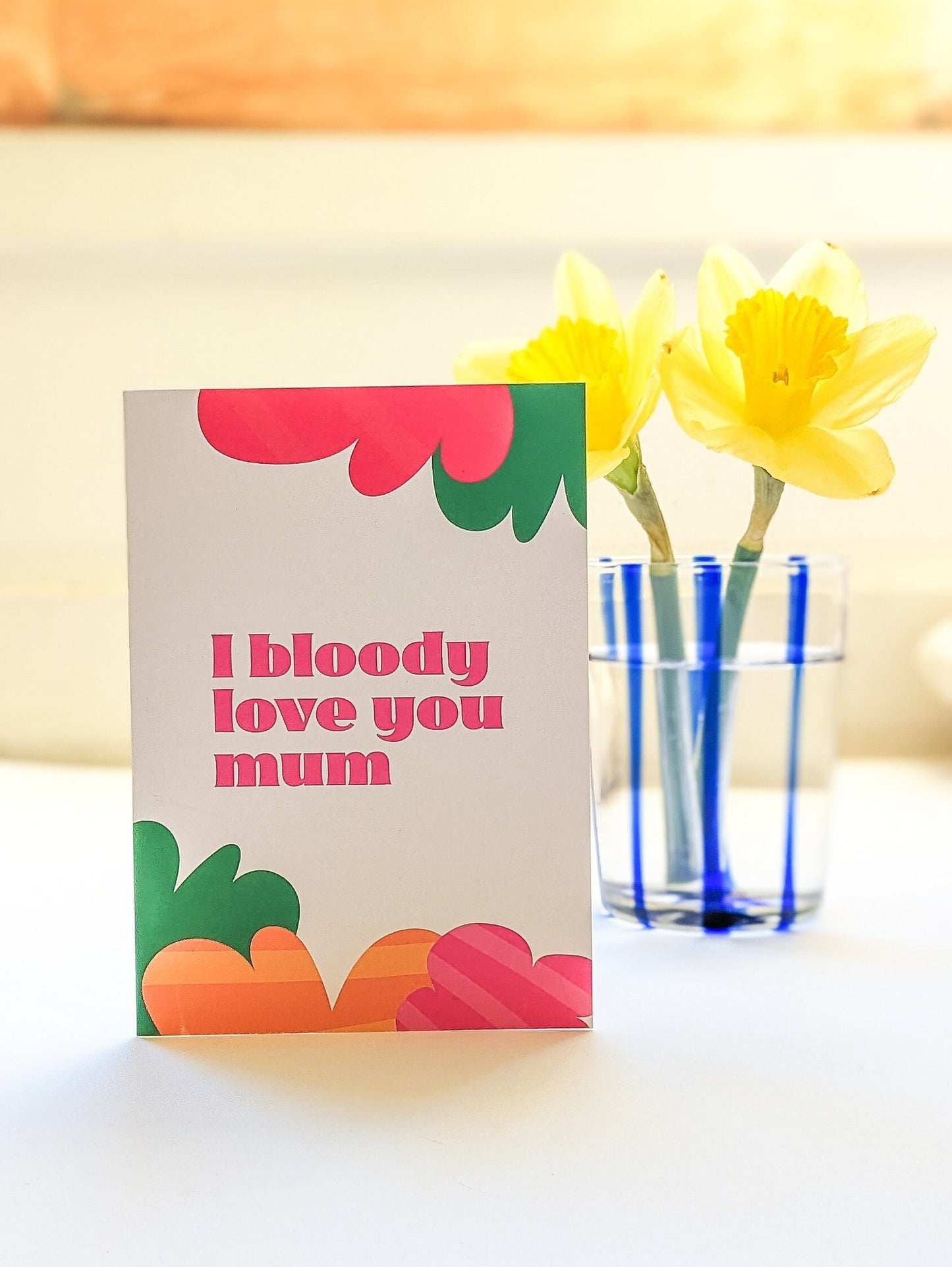 I bloody love you mum Greeting Card