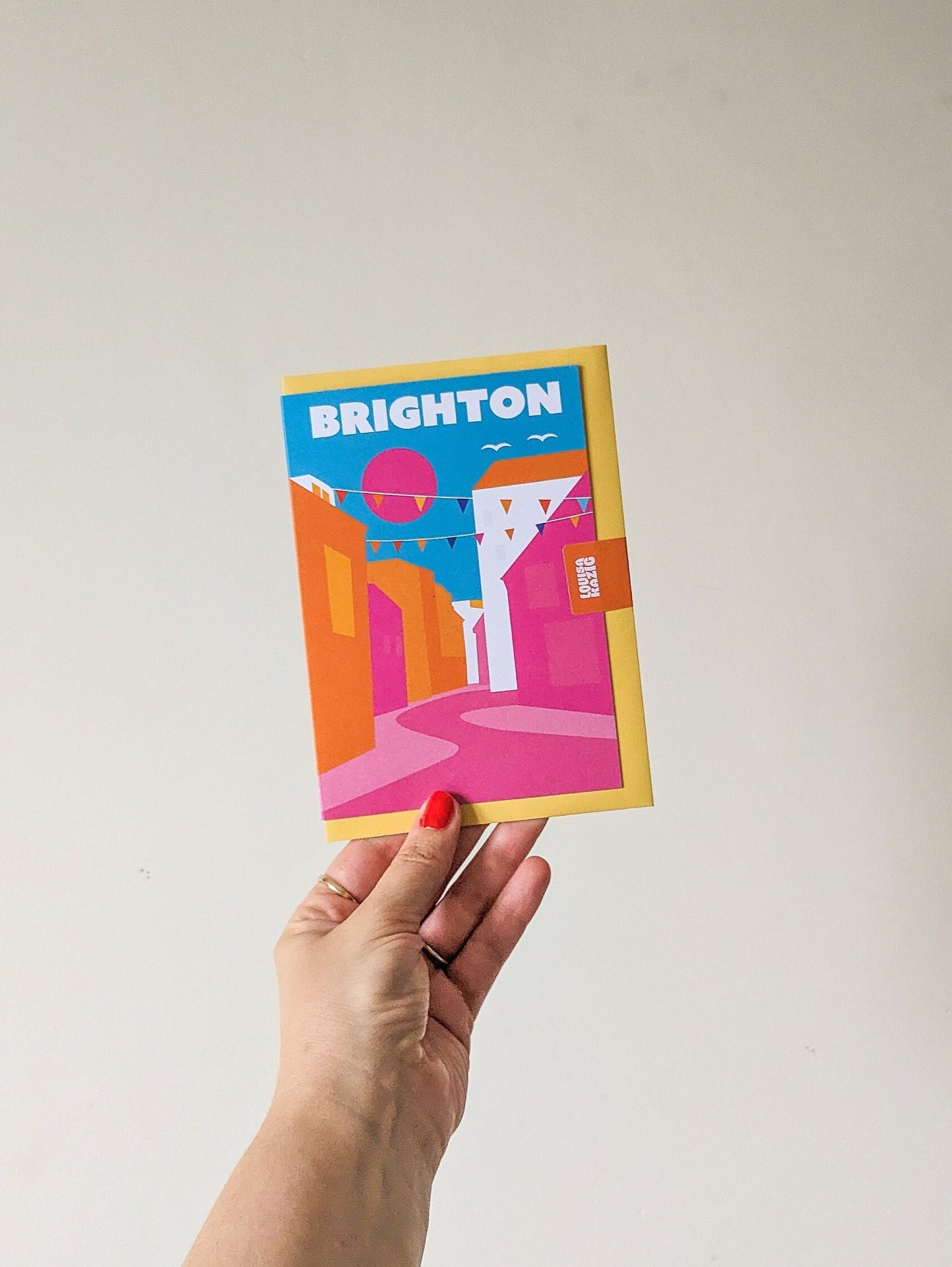 Brighton Lanes Greeting Card