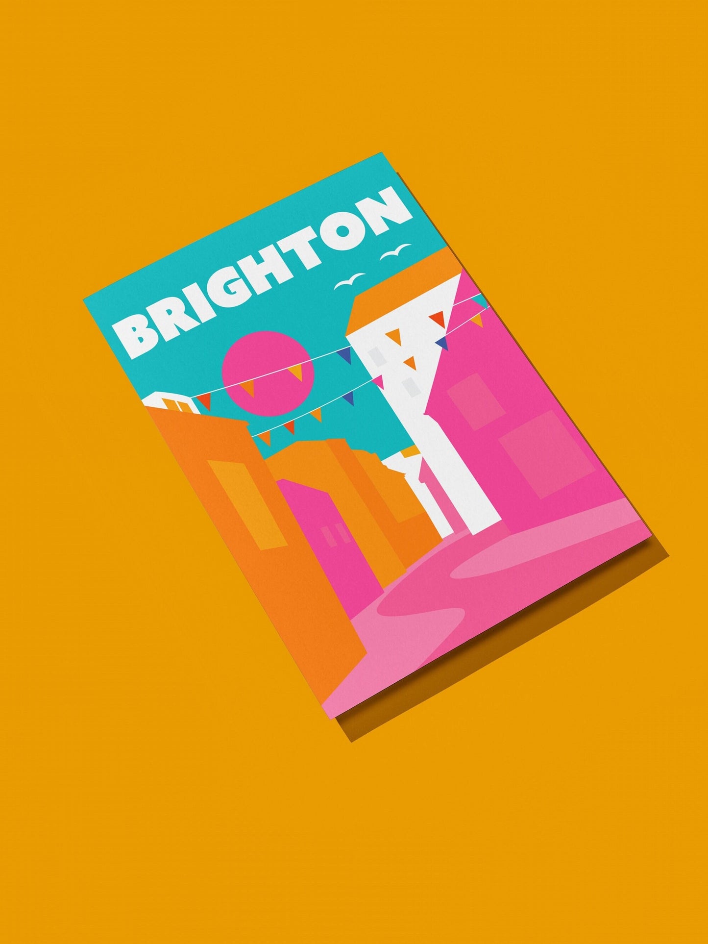 Brighton Lanes Greeting Card
