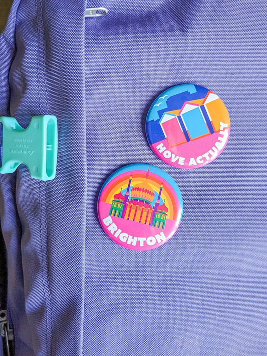 Brighton and Hove button badge